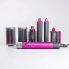 Airwrap Complete Long 6-в-1 — стайлер для волосся з насадками, Fuchsia