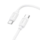 Кабель Type-C to Type-C 1м Hoco X115 Surpass 60W White