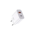 Зарядное устройство сетевое Remax Surie 2 порта USB + Type-C 20W PD+QC , белое