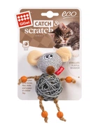 Іграшка для котів GiGwi Catch&Scratch Миша зі дзвіночком 8 см