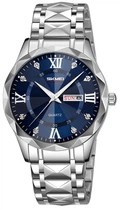 Чоловічий годинник Skmei 9369SIBU Silver-Blue