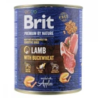 Влажный корм для собак Brit Premium Ягненок с гречкой