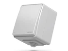 Вимикач зовнішній одноклавішний VIDEX BINERA Сірий IP65 (VF-BNW11-G)