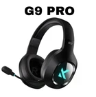 Навушники MCHOSE G9 PRO Black Бездротова Ігрова Гарнітура, Радіоканал/Bluetooth/3,5 мм. Знімний Мікрофон, RGB-Підсвічування, 7.1 Audio, Акумулятор 250 годин. PC/PS4/PS5/Switch/Xbox. ANC