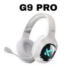 Навушники MCHOSE G9 PRO White Бездротова Ігрова Гарнітура, Радіоканал/Bluetooth/3,5 мм. Знімний Мікрофон, RGB-Підсвічування, 7.1 Audio, Акумулятор 250 годин. PC/PS4/PS5/Switch/Xbox. ANC