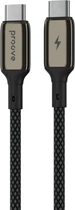 Кабель Proove Dense Metal USB to Type-C 3A 2 м Black (643590001)