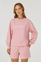 Жіночий рожевий костюм з U-подібним вирізом S SHINE 0774/01/01SPink ELLEN
