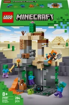 Конструктор LEGO Minecraft Підземелля зомбі 284 деталі (21587)