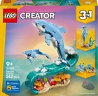 Конструктор LEGO Creator Морские животные: красивые дельфины 542 детали (31385)