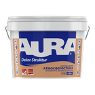 Краска структурная акрилатная Aura Dekor Struktur Белая 10 л