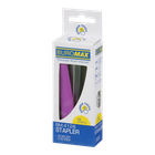 Степлер Buromax Rubber Touch скобы №10 до 12 листов фиолетовый (BM.4128-07)
