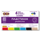 Пластилін ZiBi Classic 6 кольорів 120г (ZB.6230)