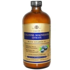 Кальцій та Магній Цитрат із вітаміном Д3 Solgar Liquid Calcium Magnesium Citrate with Vitamin D3 473 мл Чорниця