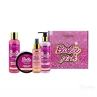 Набор, бокс подарочный Barbie pink 4 товара в коробке Топ Бьюти Top beauty