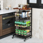 Стеллаж Costway Vroda мобильный в стиле Loft
