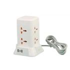 Сетевой фильтр удлинитель 4.8 м 6 розеток USB Type-C беспроводная зарядка белый огнестойкий пластик (524791)