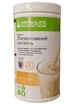 Сбалансированный коктейль Формула 1 со вкусом Банановый Крем, для снижения веса и контроля аппетита, заменяет прием пищи. Гербалайф Herbalife. 550г
