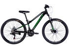 Велосипед Formula AL 26" BLACKWOOD AM DD FR 13" 2026 Черный с зеленым (OPS-FR-26-801)