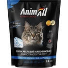 Наповнювач для котячого туалету AnimAll Синій Аквамарин силікагель 3,8 л