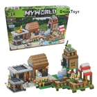 Большой конструктор Майнкрафт «Деревня и Дом Стива» Minecraft на 778 деталей