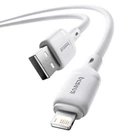 USB кабель Baseus Silky Series USB to Lightning 2.4A 1m білий P10377702213-00