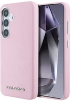 Etui Karl Lagerfeld Saffiano Full Wrapped Elongated Metal Logo MagSafe do Samsung Galaxy S25 Plus Pink (3666339450274)