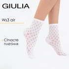 Женские носки с сетчатым плетением Giulia WS3 AIR 001 V1 36/40 White-bianco белые носки сетка