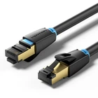 Патч-корд Vention CAT 8 SFTP Ethernet RJ-45 40 Гбіт/с 2000 МГц 0.5 м Чорний (IKABD)
