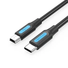 Кабель Vention USB-C - Mini USB 2.0 2 А 480 Мбит/с 1.5 м Черный (COWBG)