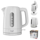 Електрочайник Adler AD 1380 white, 1.0L, STRIX, 2200 Вт
