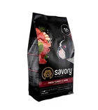 Сухой корм для собак малых пород Savory со свежим мясом индейки и ягнятиной