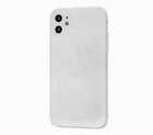 Чехол стеклянный Glass Case Louis Vuitton Луи Витон для iPhone 11 (03) White белый