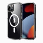 Чехол-накладка прозрачный силиконовый MagSafe для IPHONE 14 Plus