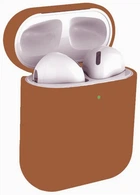 Чехол-накладка Silicone case Slim для AirPods Brown (42) коричневый