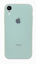 Чехол стеклянный Glass case для IPhone Xr (11) Marine бирюзовый