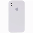 Чехол-накладка Silicone Full case camera SQUARE (квадратные) для IPhone Xs Max White (22) белый