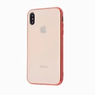 Чохол скляний Glass case для iPhone Xs max (02) Rose gold рожевий