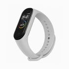 Ремінець силіконовий Silicone для Xiaomi Mi Band 2 (02) White білий