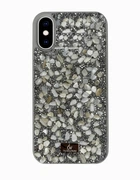 Чехол Diamond The Bling World Case для iPhone Xs Max (02) Silver Stone серебряный камень