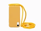 Силіконовий чохол на шнурку Crossbody для iPhone Xr (02) Yellow жовтий