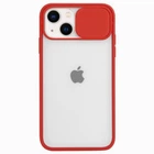 Чехол Hide Camera Matte для iPhone 13 (05) Red красный