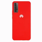 Чехол Silicone case Premium для Huawei P Smart 2021 Red (01) красный