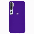Чехол Silicone case Premium для Xiaomi Mi Note10 Ultraviolet (07) фиолетовый