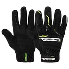 Мотоперчатки короткие для мотокросса размер M черный-салатовый MADBIKE MAD-62