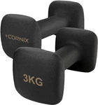 Гантели виниловые Cornix Square 2 x 3 кг XR-0408 Black