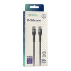 Кабель USB Ridea RC-XS51 X-Silicone Type-C to Type-C 60W 2m Чорний