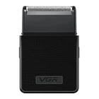 Мужская электробритва шейвер с триммером аккумуляторная от USB VGR V-376 Черная