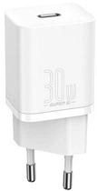 Сетевое зарядное устройство Baseus Super Si Quick Charger IC 30W EU White (CCSUP-J02)