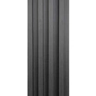 Декоративная рейка на стену Sticker Wall SW-00001529 3000х160х23 мм Графит (TBiz17060)