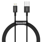 Кабель 1м Baseus Superior Lightning Black (CALYS-A01)